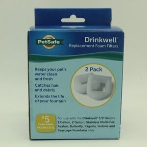 PetSafe Drinkwell PAC00-13711 2 Pack Replacement Foam Filters #5